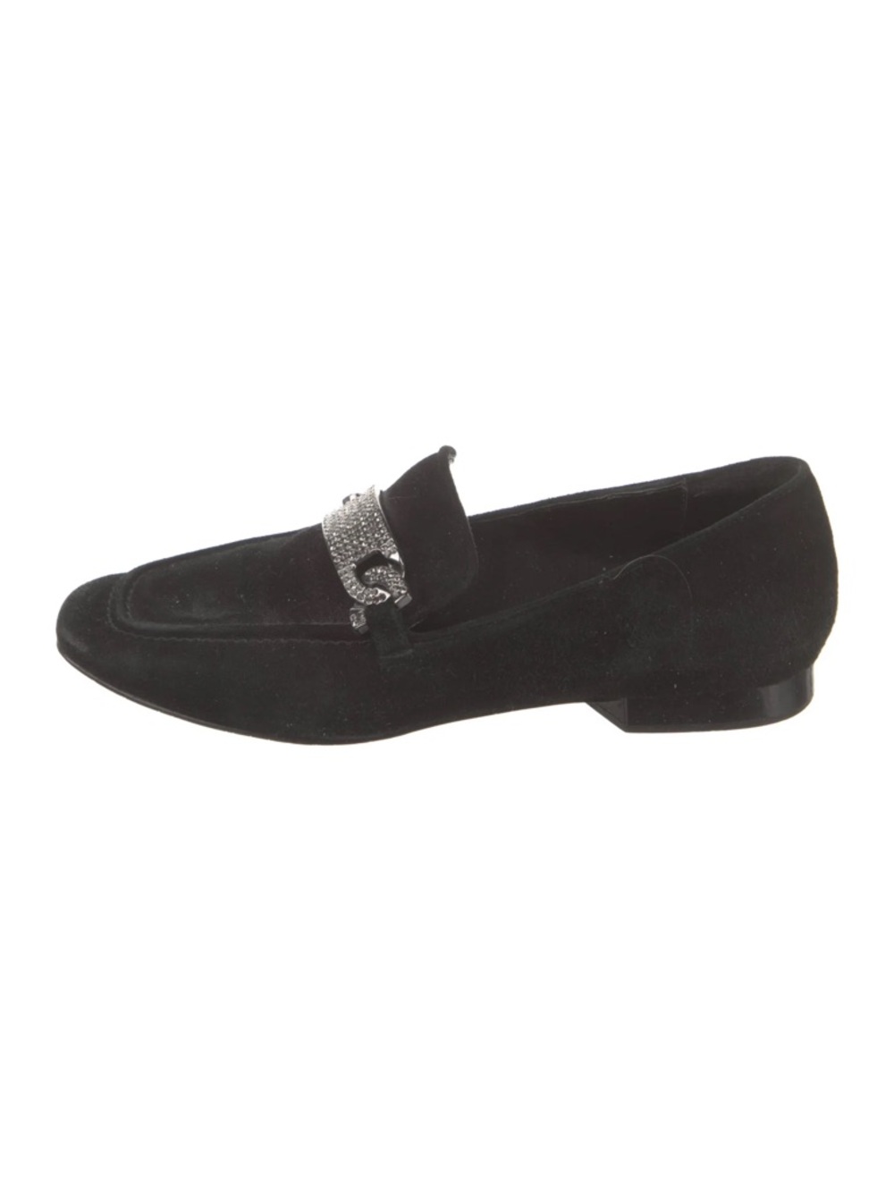 Donald Pliner Halen Suede Loafers in black - NWOT, classic, business